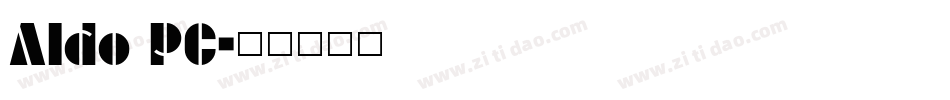 Aldo PC字体转换